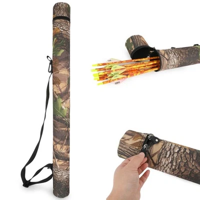 Archery Camo Arrow Quiver Waterproof Backpack Adjustable Shooting Bow Hunting& - Image 1 of 4