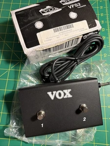 Interruptor amplificador pedal efecto guitarra Vox VFS2 doble pedal interruptor 2 canales - Imagen 1 de 2