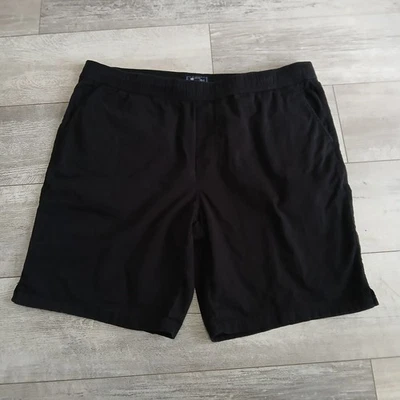 Pantalones Cortos Reyn Spooner Para Hombres XL Negros Informales Cómodos Salón Cintura Elástica Foto 1 de 4