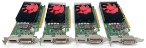 4X HP 917882-002 NVIDIA GEFORCE GT730 2GB DDR3 PCIex16 LOW PROFILE GRAPHIC CARDS - Picture 1 of 9