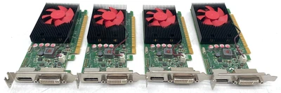 4X HP 917882-002 NVIDIA GEFORCE GT730 2GB DDR3 PCIex16 LOW PROFILE GRAPHIC CARDS - Image 1 of 4