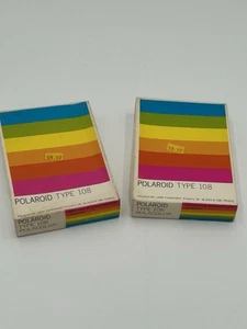 2 - Polaroid Type 108 Film - Expired 03/1986 Unopened - Picture 1 of 4