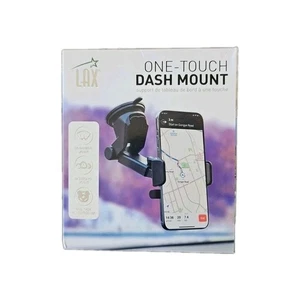 LAX One Touch Universal Dashboard Windshield Car Mount Holder for Smartphones - Picture 1 of 3