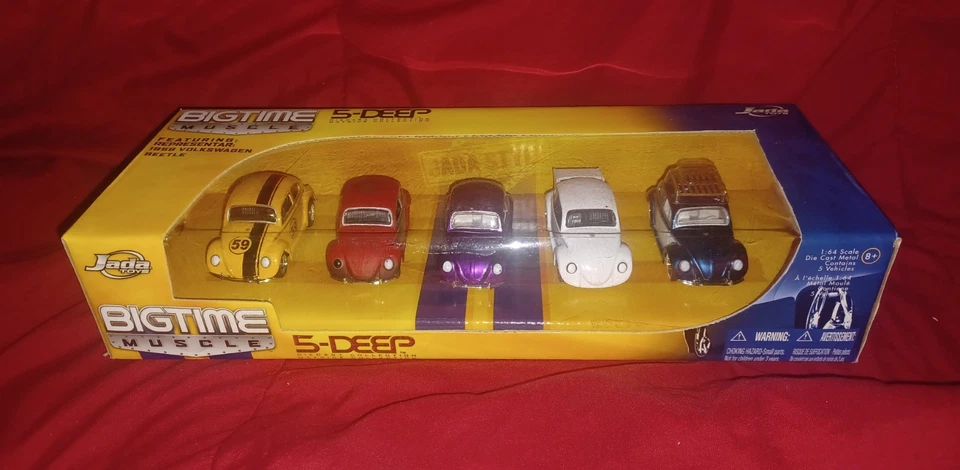 Jada Toys Dub City 5-deep Old Skool VW VOLKSWAGEN Beetles.1 64 Scale
