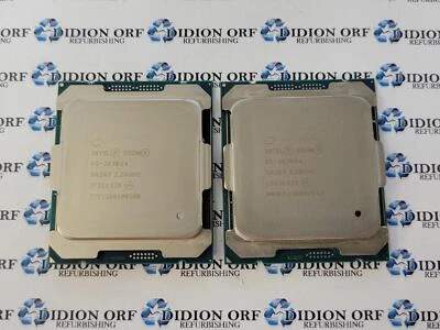 Set of 2 INTEL Xeon E5-2630V4 SR2R7 2.20 GHz 25 MB SmartCache 85 W SKU 13491 - Image 1 of 2