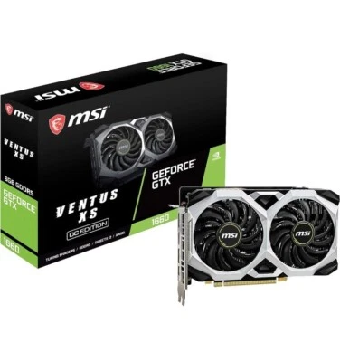 MSI Gaming GeForce GTX 1660 192-Bit HDMI/DP 6GB GDRR5 HDCP Support DirectX 12... - Image 1 of 4