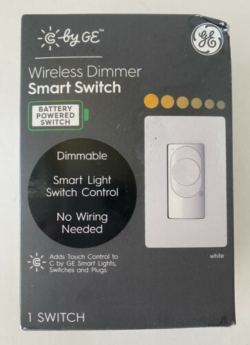 C by GE - Wireless 3Way Dimmer White Smart home light bulb Switch Alexa Google