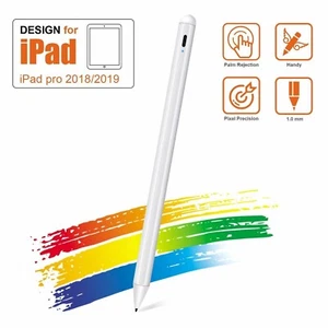 Stylus Pen 2nd Gen Apple iPad Palm Rejection Pencil 1.0mm 2018 2019 20 Air Mini - Picture 1 of 6