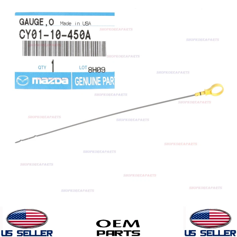 Genuine OEM Engine Oil Level Dipstick 2008-2015 Mazda 3.7L V6 *See Compatibility - Изображение 1 из 3