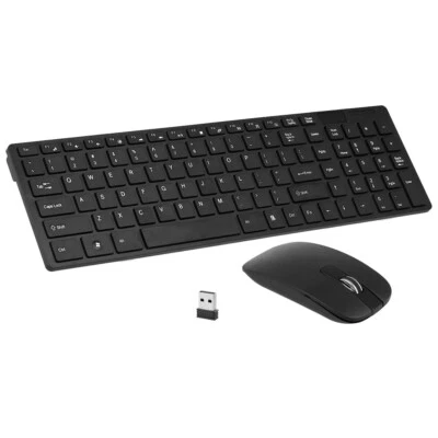 K-06 2.4G Wireless Keyboard and Mouse Combo Computer Keyboard with Mouse Plug an - Image 1 of 4