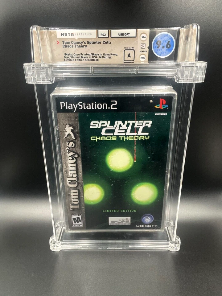 Splinter Cell Chaos Theory PS2 Sealed Limited Edition Steelbook WATA 9.6 A - Image 1 of 3