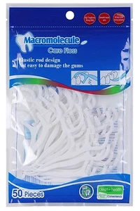 50 Pcs 3 in 1 Dental Floss Tooth Cleaning Oral Care Plastic for Healthy Gums - Picture 1 of 6