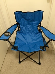Damei century Portable Camping Chairs Blue with Carrying Case- SET OF 2 - Picture 1 of 3