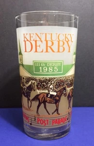 111 Kentucky Derby Commemorative Glass 1985 - Picture 1 of 5