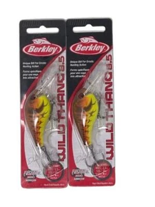 Berkley Wild Thang 8.5 Crankbait - 2PK Burnt Orange Craw  1/2oz & 2-1/4"  Rattle - Picture 1 of 1