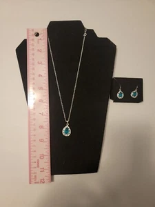 Avon Sweet Souls Birthstone December Color Necklace Earrings Gift Set Jewelry - Imagen 1 de 4