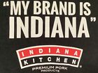 My Brand Is Indiana INDIANA KITCHEN Premium pork 2 sided black t shirt sz XL