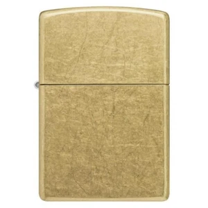 Genuine Zippo Lighter Zippo Regular Street Brass 97267 Made In USA OZ stock PI - Picture 1 of 5