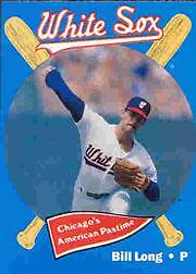 1989 Chicago White Sox White Sox Coke Baseball Card #16 Bill Long