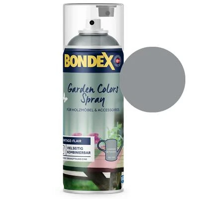 Bondex Garden Colors Spray Holzfarbe Vintagelook, Stimmiges Betongrau, 400 ml - Bild 1 von 4