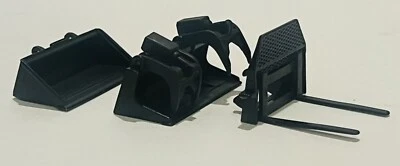 Norscot 1:32 Scale CAT Multi Terrain Track Loader ATTACHMENTS ONLY 3 pieces - Image 1 of 4