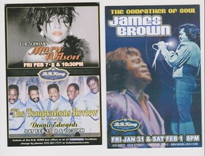 James Brown Mary Wilson of  Supremes not sure of year Promo Glossy 4" x 6" Card