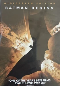 DVD NEW: Batman Begins - 2005 Action Adventure Superhero Origins & Parents Death - Picture 1 of 4
