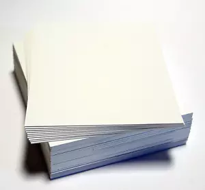 , Pack of 50 Sheets 11X14 Uncut Matboard/Mat Boards (White) - Picture 1 of 3