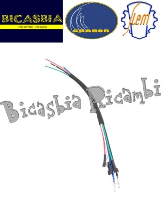 19580 - GRABOR SIEM KIT 5 CAVI FILI STATORE VESPA 125 150 200 PX ARCOBALENO COSA