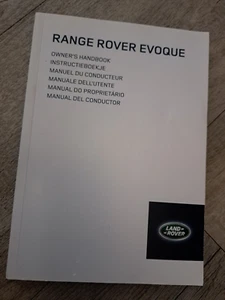RANGE ROVER EVOQUE OWNERS MANUAL / HANDBOOK 2011 2015 / 298 PAGES - Picture 1 of 2
