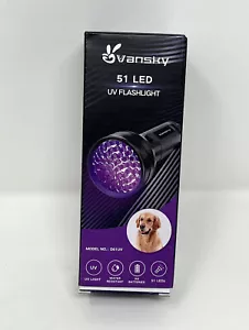 Black Light UV Flashlight LED Blacklight Cat Dog Urine Detector Odor Eliminator - Picture 1 of 12