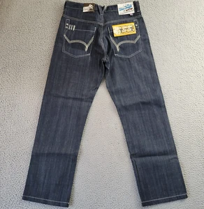 5ive Jungle & Co. jeans mens 34x31 Denim Y2K Hip Hop Baggy Streetwear Skater - Picture 1 of 24