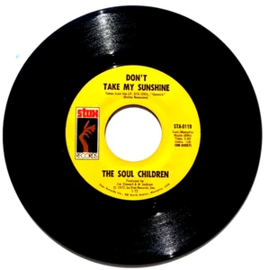 THE SOUL CHILDREN - Don't Take My Sunshine / Hearsay- Vinyl 45rpm  1972 STA 0119 - Foto 1 di 4