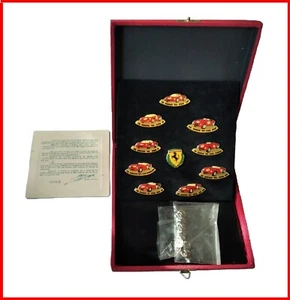 Ferrari Sammler Box Pin's nummeriert 9 Siege Le Mans Tateo - Bild 1 von 4