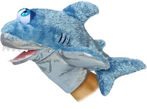 Aurora - Hand Puppet - 11.5" Sharky Interactive Stuffed Animal - Picture 1 of 2