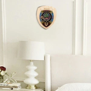 Scottish Clan Wall Plaque | Made in Scotland | Wood frame | Wall hanging Gift - Picture 1 of 517