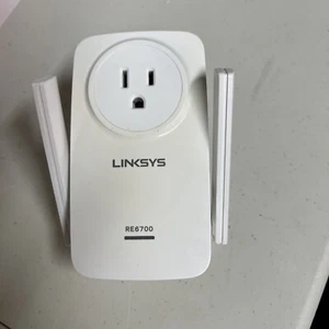 Linksys RE6700 Amplify Dual Band High Power WLAN Gigabit Range Extender Plug-in - Bild 1 von 2