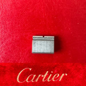 Genuine Cartier Santos Galbee Godron Bracelet Vintage Link 10 mm - Picture 1 of 7