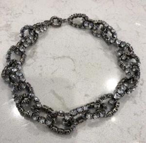 J.Crew Strass Kette Statement Halskette dehnbares Glied - Bild 1 von 4