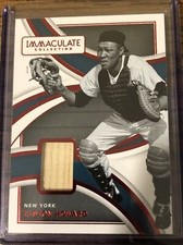 👑Elston Howard GAME-WORN/USED /25 Red   2022 IMMACULATE  “Legends” NY Yankees📈