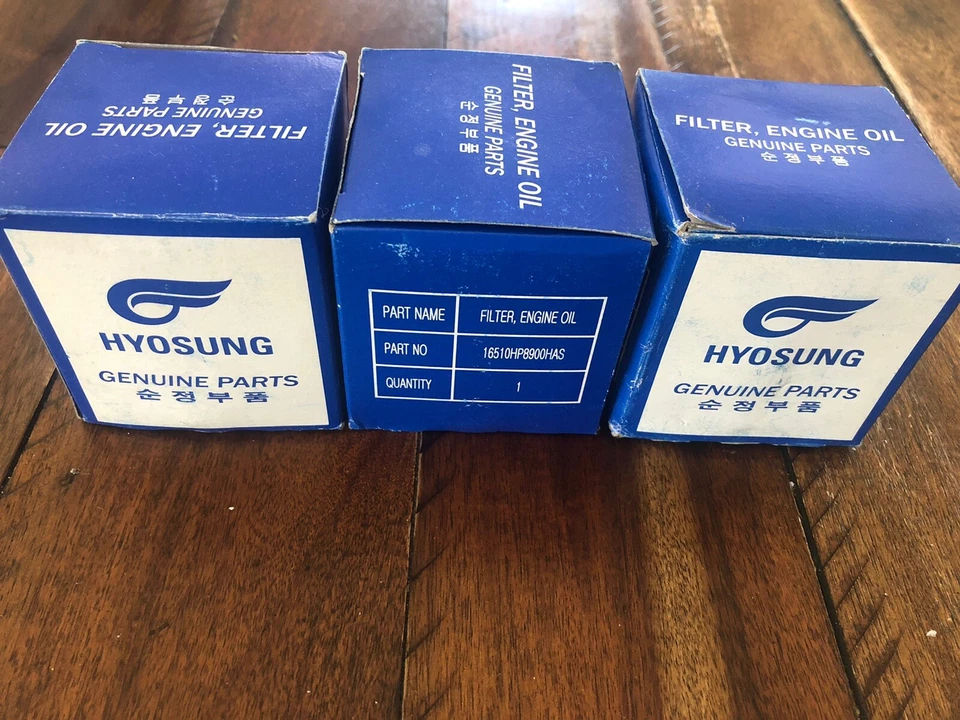 Filtro de aceite Hyosung OEM 16510HP8900HAS Foto 1 de 1