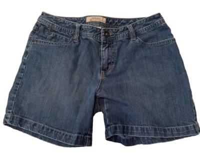 Bermuda Natural Reflections feminina jeans azul 6 lavagens cintura bolsos casual - Imagem 1 de 4