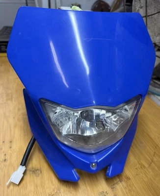 2007 Yamaha WR450f OEM номерной знак фары синий хорошо фары - Изображение 1 из 4