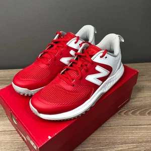 New Balance Fresh Foam Velo V3 STVELOR3 Women's 7 Red Turf-Trainer Shoes ZZ308 - Picture 1 of 12