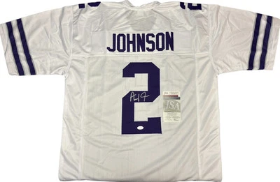 Kansas State Wildcats Avery Johnson Signed Custom Jersey JSA Certified - Image 1 of 2