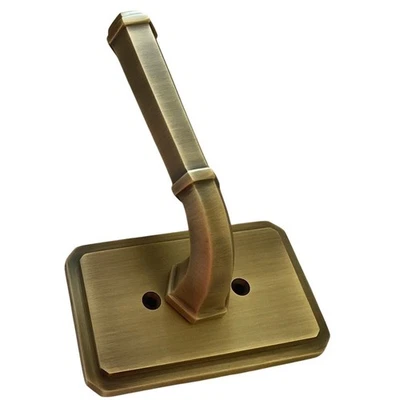 Juego de palancas de puerta ficticia mate Signature Hardware 479335 - latón antiguo Foto 1 de 3