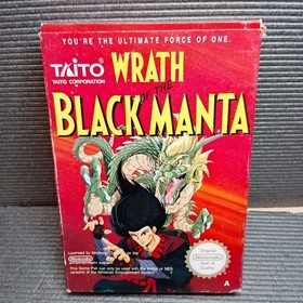 Wrath of the Black Manta for Nintendo NES Game - Boxed * UK PAL * Taito * 