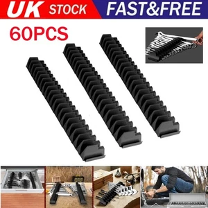 60x Magnetic Spanner Organiser Holder Wrench Rack Stand Mechanic Toolbox Drawer - Picture 1 of 12