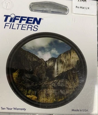 Tiffen 77mm Pro Mist 1/4 Filter Glass Photography Camera Attachment NEW - Image 1 of 2