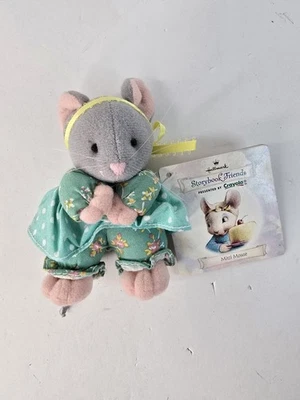 Vintage 1997 Hallmark Crayola Storybook Friends Mitzi Mouse w/Tags 4" Plush. - Image 1 of 4